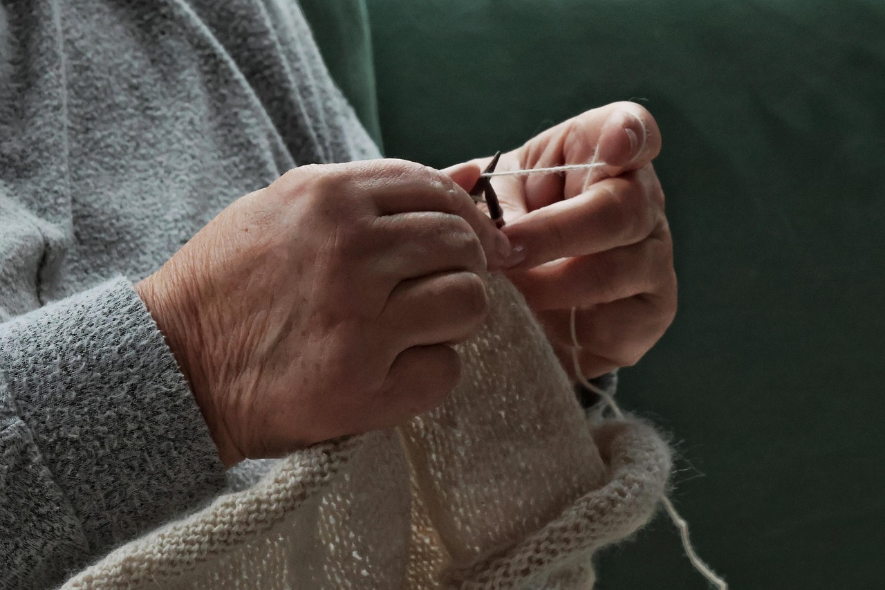 our-stories knit, hobby, leisure time, woman, wool, knitting needles, fashion, lifestyle, handwork